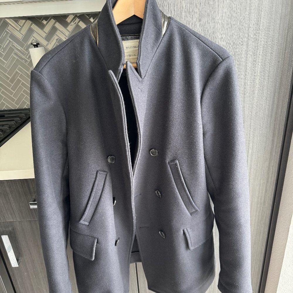 Billy Reid - Bond Peacoat in Navy